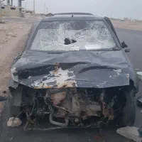 پراید۱۱۱مدل۸۹ تصادفی موتورگیربوکس سالم