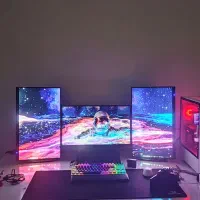 مانیتور ۲۴ اینچ 2k 75Hz فول پورت|قطعات و لوازم جانبی رایانه|تهران, امیریه|دیوار