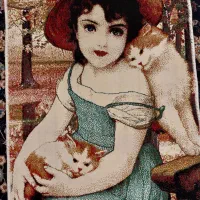 فرش تزئینی بدون قاب