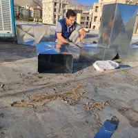 کانالسازی کولر هودصنعتی تهویه هوا سانتیفیوژ دریچه