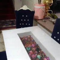 میز ناهار خوری چهارنفره|میز و صندلی غذاخوری|شیراز, قلعه نو|دیوار