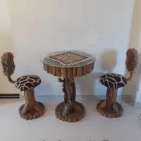 میزنهار خوری چوب روستیک