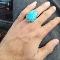 انگشتر نقره فیروزه اصلی