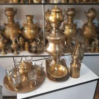 satکارخانه برنجی yjo ذغالی زغالی مسی گازی سماور|سماور، چای‌ساز، قهوه‌ساز|اصفهان, دستگرده|دیوار