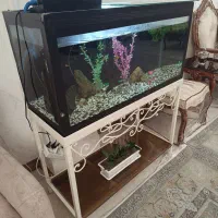 آکواریوم بزرگ با تمام وسایل