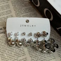 پک گوشواره ابکاری نقره