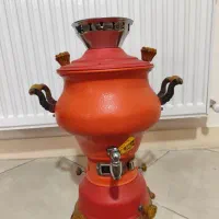 سماور رنگ کوره ای در حد نو