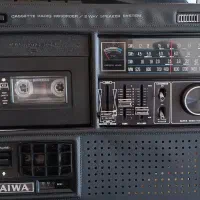 ضبط رادیو کاست سه حالت آنتیک|کلکسیون اشیاء عتیقه|مهاباد (آذربایجان غربی), |دیوار