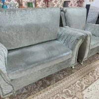 مبل ۷ نفره مناسب باغ یا دفتر تمیز و خوب