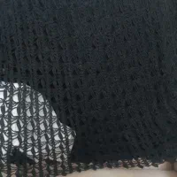 دامن مشکی ابریشم قلاب بافی زیبا|لباس|اصفهان, صائب|دیوار