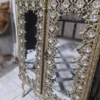 جاکفشی و قاب آینه برنز اصل و میز تحریر