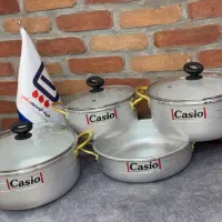 سرویس قابلمه چدن ۷ پارچه کاسیو