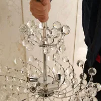 لوسترکریستال ترک|لوستر و چراغ آویز|ری, فیروزآبادی|دیوار