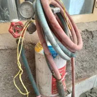 کپسول اکسیژن و مانومتر