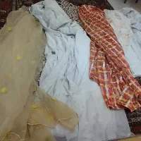 ۶عدد پرده حریر