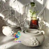 حباب شیشه چراغ شمع وارمر تزیینی