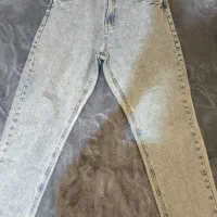 شلوار جین آبی یخی