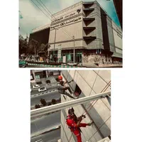 کار با طناب بدون‌ داربست پیچ رولپلاک نما برق کاری|خدمات پیشه و مهارت|اهواز, کیانپارس |دیوار