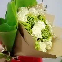دسته گل های جاودان ،روبانی