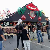 چهل چراغ. علامت. علم.