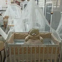 گهواره سنتی مدل رمانیک تخت کنار مادر مدل رمانیک|تخت و صندلی بچه|تبریز, |دیوار