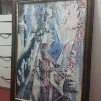 تابلو پازل شکار در حد نو و تابلو آیةالکرسی