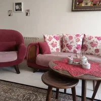مبلمان ۶نفره سالم بهمراه جلومبلی و عسلی|مبلمان خانگی و میز عسلی|اصفهان, شیخ اشراق|دیوار