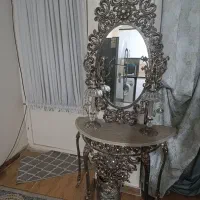 آینه و شمدان برنجی