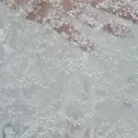 پارچه تور مرواریدی فرانسه