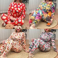 بلوز شلوار مخمل حوله ای گرم