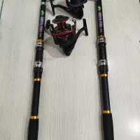 لنسر ماهیگیری چوب وچرخ