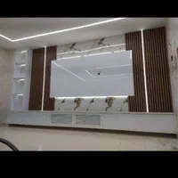 قرنیز برچسپ کابینت سقف کاذب ماربل ترمووال پرده|خدمات پیشه و مهارت|کیش, |دیوار