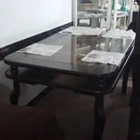 میزناهارخوری شش نفره چوب راش