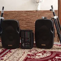 سیستم هیئتی کامل همراه پایه ومیکرفون