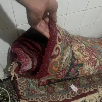 قالی کرمانی دست باف دست دوم