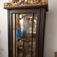 دو عدد گنجه منبت کاری چوب راس