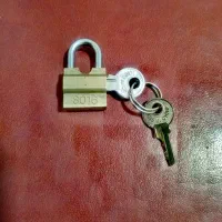 قفل قدیمی برنجی سایز کوچک آنتیک8016