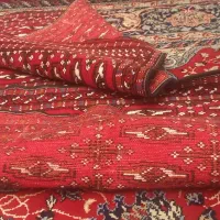 روپشتی نوستالژی  دستبافت ترکمن جنس فرش پشم گوسفند|فرش|زنجان, |دیوار