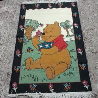 قالیچه فرش یک در یک ونیم تمیز وسالم