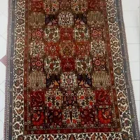 فرش دستباف لاکی بختیاری طرح خشتی آکبند پانخورده