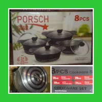 سرویس ۸ پارچه ظروف پخت و پز گرانیتی