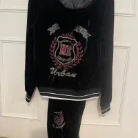 ست سوییشرت شلوار مخمل زنانه خارجی