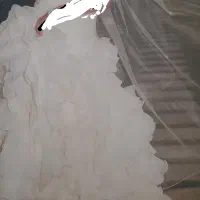 لباس عروس به همراه تور سر سایز ۴۰