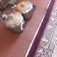 ۲عدد کتری قوری استیل قدیمی