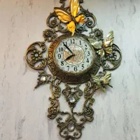 ساعت دیواری برنزی