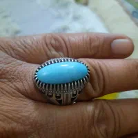 انگشتر زمردقولوفیورزه نیشابوری