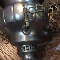 سماور زغالی ورشو مهردار دست ساز کمیاب