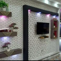 نقاشی ساختمان طرح کاغذ دیواری