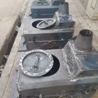 بخاری هیزمی کباب پز دار|بخاری، هیتر، شومینه|گنبد کاووس, |دیوار