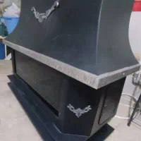 بخاری گازی شومینه ای در حد نو